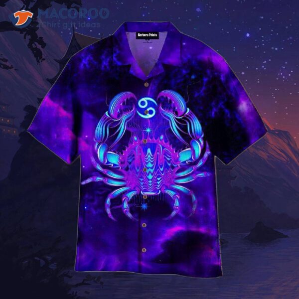 Cancer Horoscope Hawaiian Zodiac Shirts