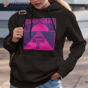 cannonball run pink logo shirt hoodie 3