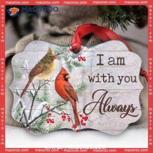 Cardinal Memorial Always With You Metal Ornament, Hallmark Cardinal Ornament