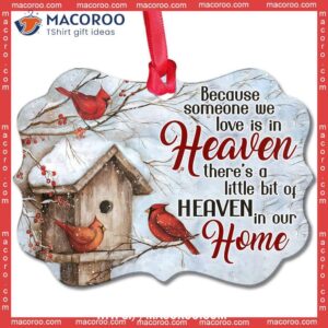 Cardinal We Love Is In Heaven Metal Ornament, Cardinal Decorations