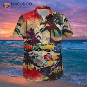 Caribbean Tropical Red Hawaiian Shirts