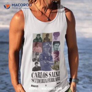 Carlos Sainz Scuderia Ferrari Pirelli Shirt 3 carlos sainz scuderia ferrari pirelli shirt tank top
