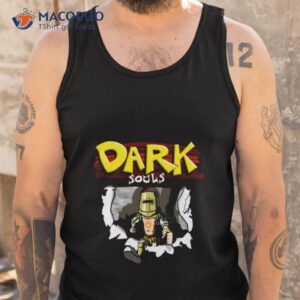 cartoon style dark souls shirt tank top