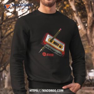 cassette tape rewind shirt sweatshirt