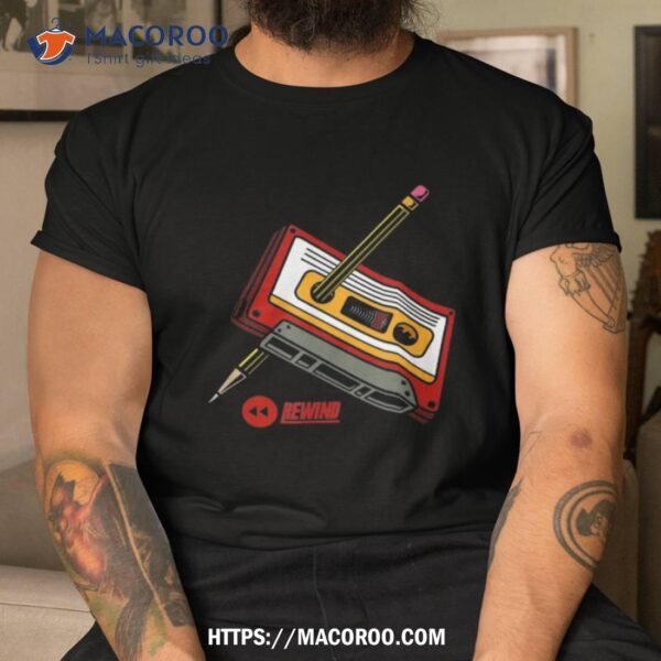 Cassette Tape Rewind Shirt