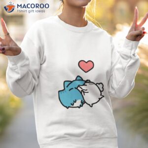 cat a big kiss bugcat capoo shirt sweatshirt 2