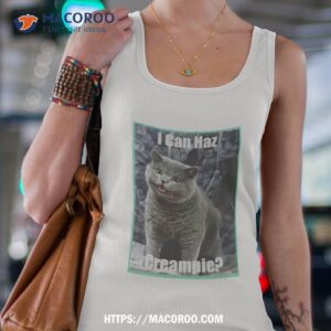 cat i can haz creampie shirt tank top 4