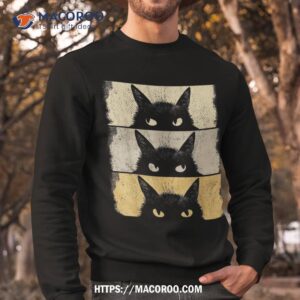 cat lover grumpy black kitten mom dad shirt sweatshirt 2