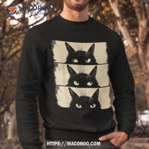 cat lover grumpy black kitten mom dad shirt sweatshirt