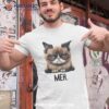 Cat Meh Funny Cat Lover Kitten Quotes  Shirt