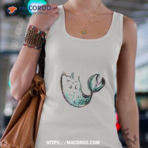 cat mermaid unicorn shirt tank top 4