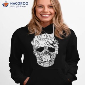 cat skull kitty skeleton halloween costume shirt hoodie 1