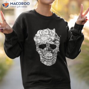 cat skull kitty skeleton halloween costume shirt sweatshirt 2