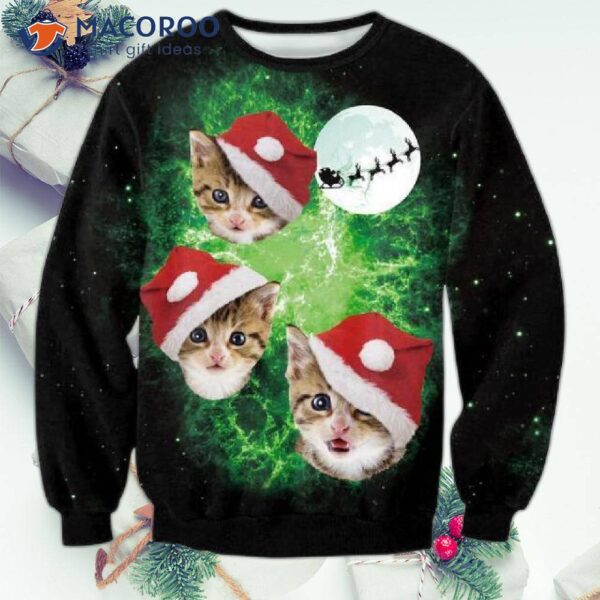 Cat Ugly Christmas Sweater