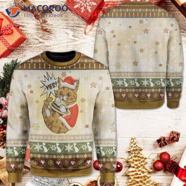 Cat Ugly Christmas Sweater