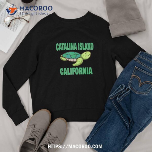 Catalina Island California Sea Turtle Themed Shirt