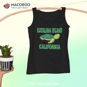 catalina island california sea turtle themed shirt tank top