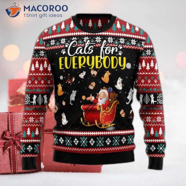 Cats For Everyone – Merry Christmas Ugly Sweater!