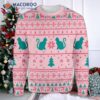 Cats Love Wearing Ugly Christmas Sweaters At Christmas.