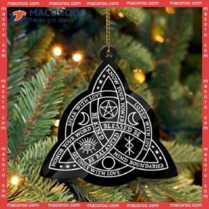 Celtic Knot Wicca Custom-shaped Christmas Acrylic Ornament