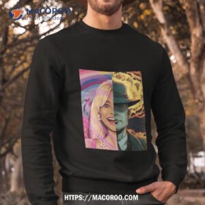 cheap artwork margot robbie and cillian murphy barbie poster shirt sweatshirt