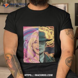 Cheap Artwork Margot Robbie And Cillian Murphy Barbie Poster Shirt
