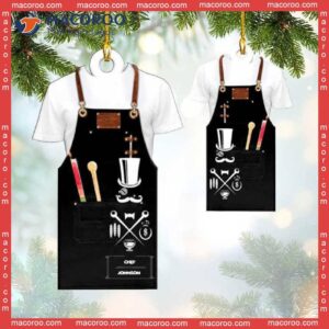 Chef Apron Custom-shaped Christmas Acrylic Ornament