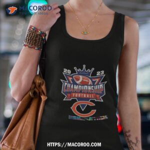 chicago bears football nfl 2023 championship crown logo shirt tank top 4