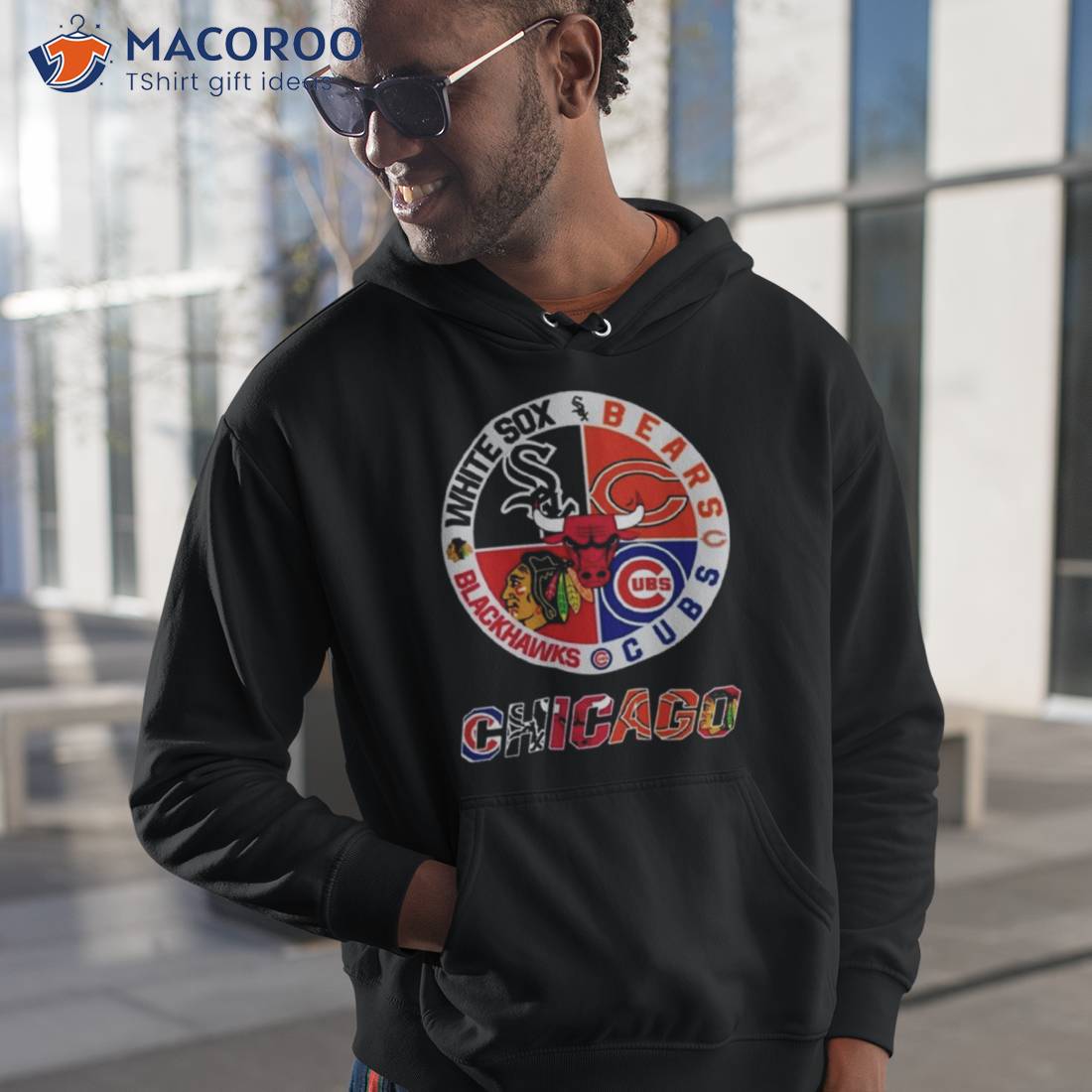 Chicago Bears Chicago Bulls Chicago Cubs 2023 logo shirt, hoodie