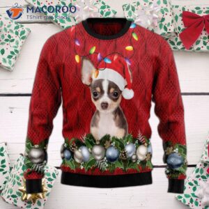 Chihuahua Christmas Beauty Ugly Sweater