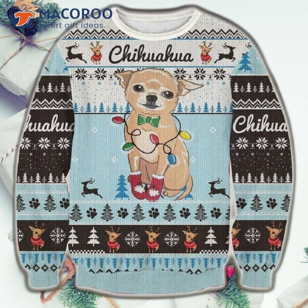 Chihuahua Dog Ugly Christmas Sweater