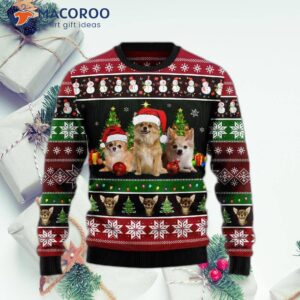 Chihuahua Group Ugly Christmas Sweater
