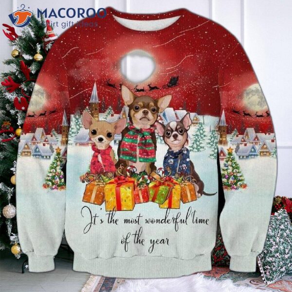 Chihuahua Ugly Christmas Sweater