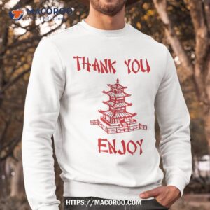 chinese take out thank you enjoy halloween 2020 costume shirt diy halloween gifts sweatshirt