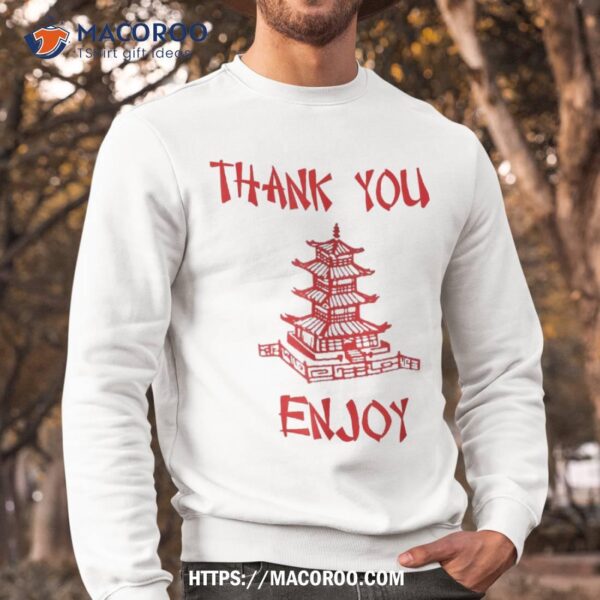 Chinese Take Out Thank You Enjoy Halloween 2023 Costume Shirt, Diy Halloween Gifts