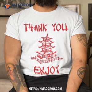 chinese take out thank you enjoy halloween 2020 costume shirt diy halloween gifts tshirt