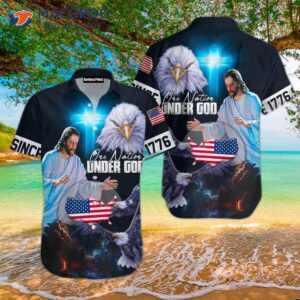 Christian, Jesus, One Nation Under God Since 1776, Hawaiian Shirts