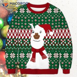 Christmas Alpaca Ugly Sweater