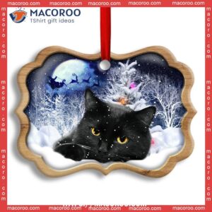 christmas black cat love xmas light decor tree hanging metal ornament hallmark cat ornaments 0
