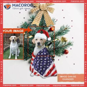 Christmas Dog Image Custom-shaped Photo Acrylic Ornament