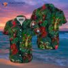 Christmas Dragon Green Hawaiian Shirts