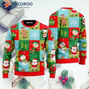 Christmas Holiday Ugly Sweater Pattern