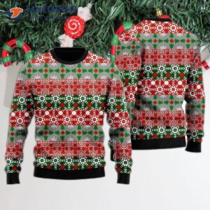 Christmas In A Scandinavian Pattern Ugly Sweater
