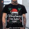 Christmas In July Shirt Santa Hat Summer Beach Vacation Xmas Shirt