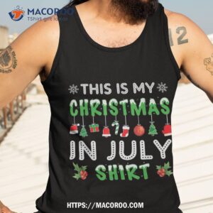 christmas in july shirt summer beach vacation xmas tank top 3