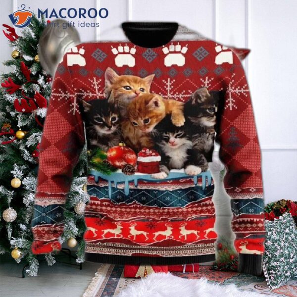 Christmas Kitty Ugly Sweater