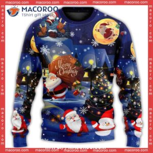christmas love santa and gifts sweater star wars christmas sweater 1