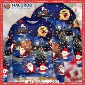 christmas love santa and gifts sweater star wars christmas sweater 3
