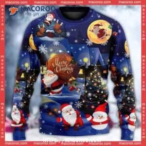 christmas love santa and gifts sweater star wars christmas sweater 4