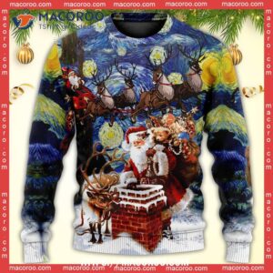 christmas santa coming for you sweater pink christmas sweater 4